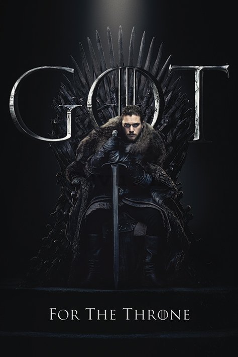 Poster - Game of Thrones (Jon For the Throne)