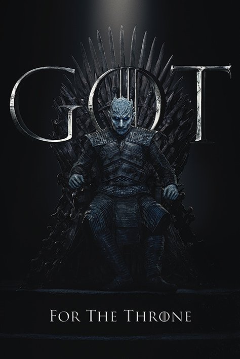Poster - Game of Thrones (The Night King For the Throne)