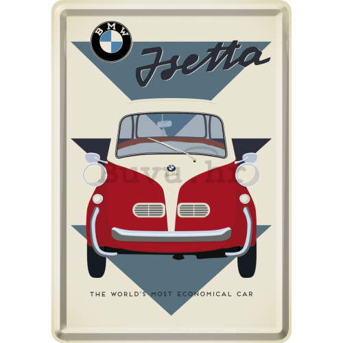 Metalna razglednica - BMW Jetta