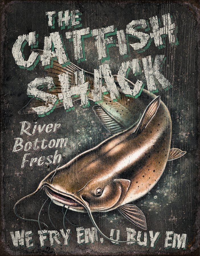 Metalna tabla - Catfish Shack (som)