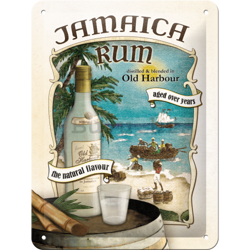 Metalna tabla: Jamaica Rum - 20x15 cm