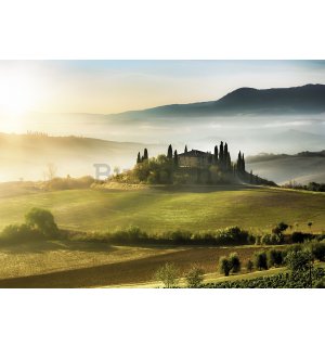 Vlies foto tapeta: Tuscany Hill - 184x254 cm