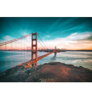 Vlies foto tapeta: Most San Francisco - 184x254 cm