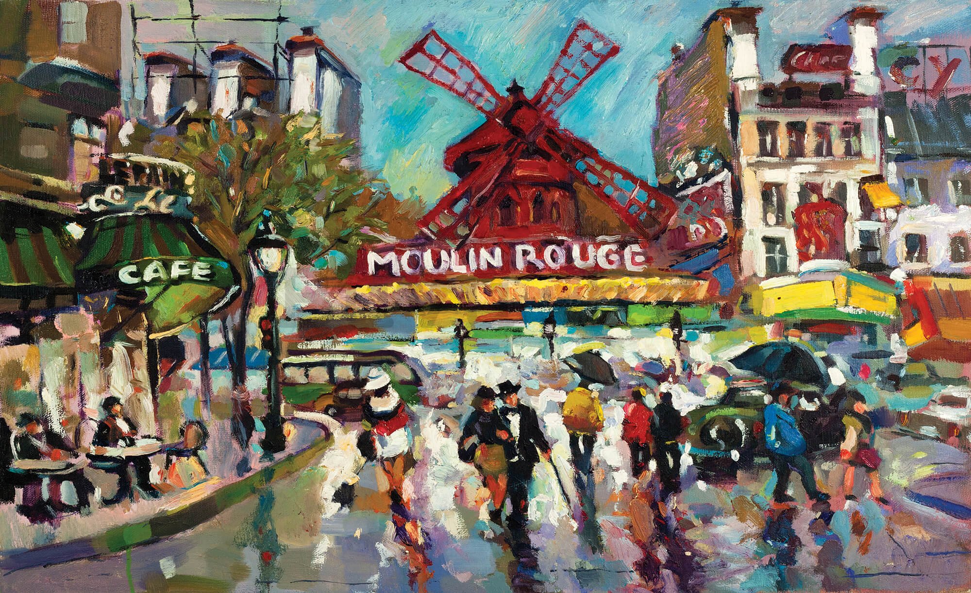 Foto tapeta: Moulin Rouge (slikano) - 254x368 cm