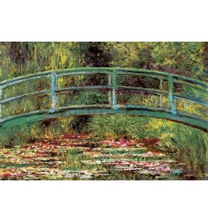 Vlies foto tapeta: Claude Monet, Ribnjak s vodenim ljiljanima - 104x70,5 cm
