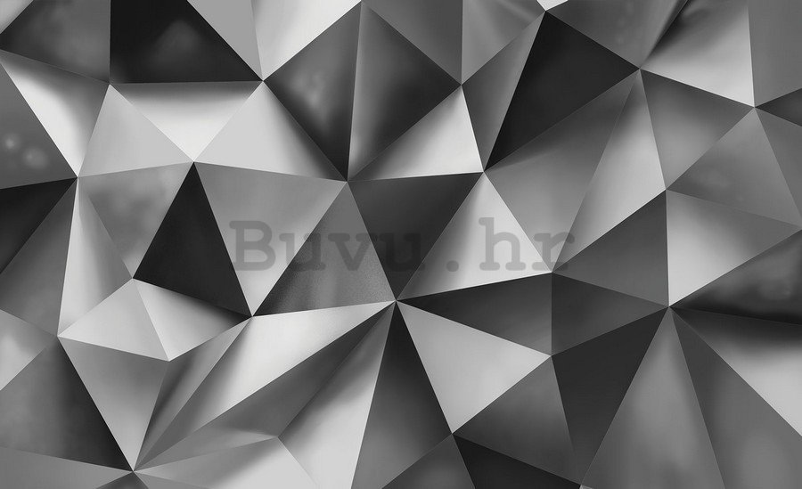 Slika na platnu: Crno-bijela apstrakcija (4) - 75x100 cm