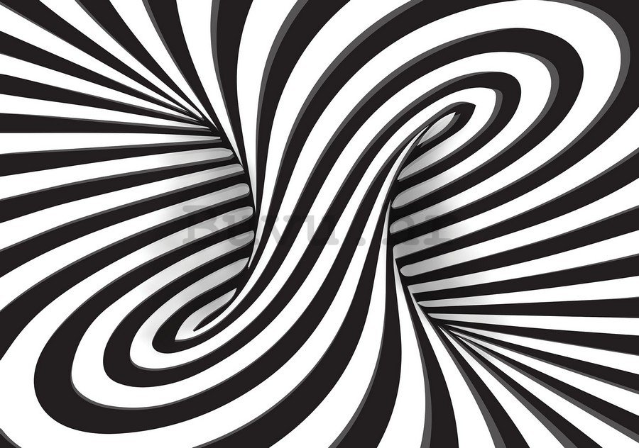 Slika na platnu: Prugasta iluzija (1) - 75x100 cm