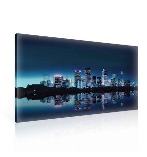 Slika na platnu: Svjetla grada (1) - 75x100 cm