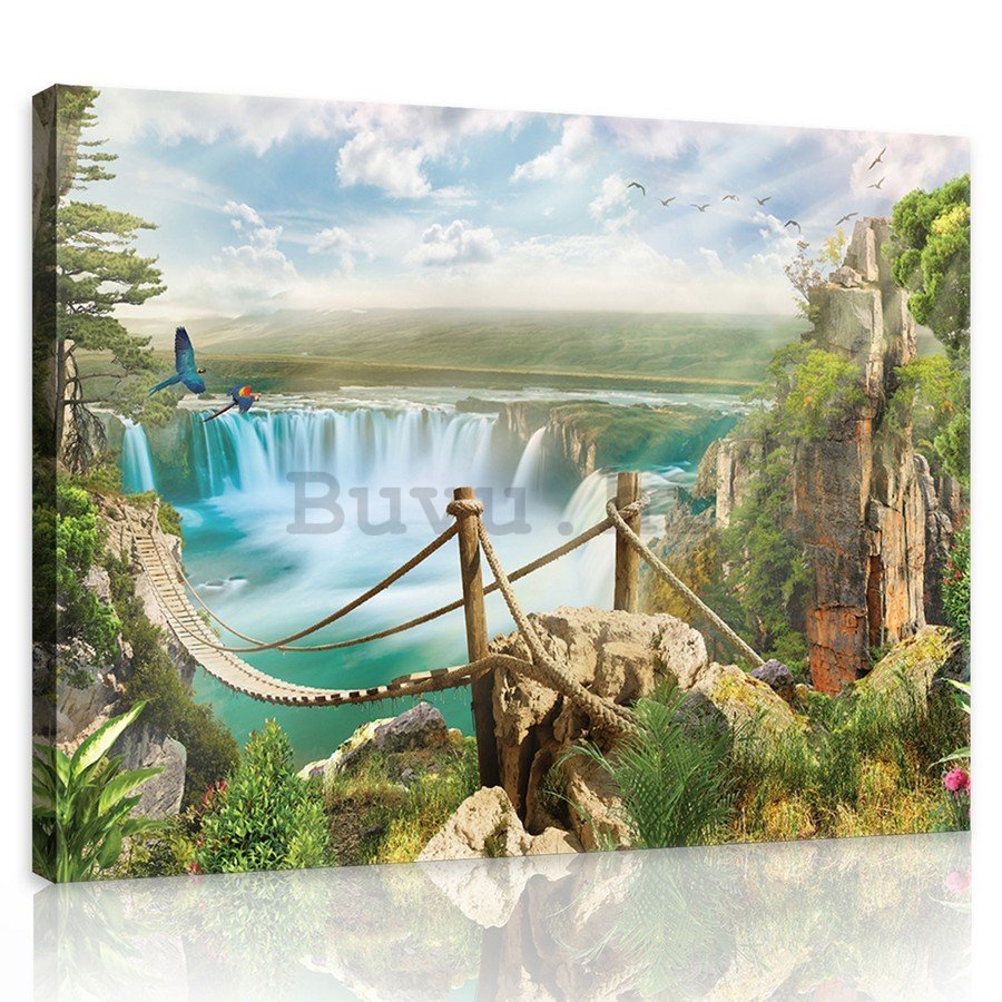 Slika na platnu: Vodopadi (2) - 75x100 cm