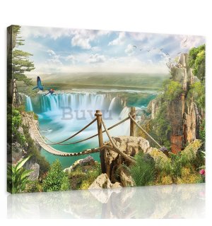 Slika na platnu: Vodopadi (2) - 75x100 cm