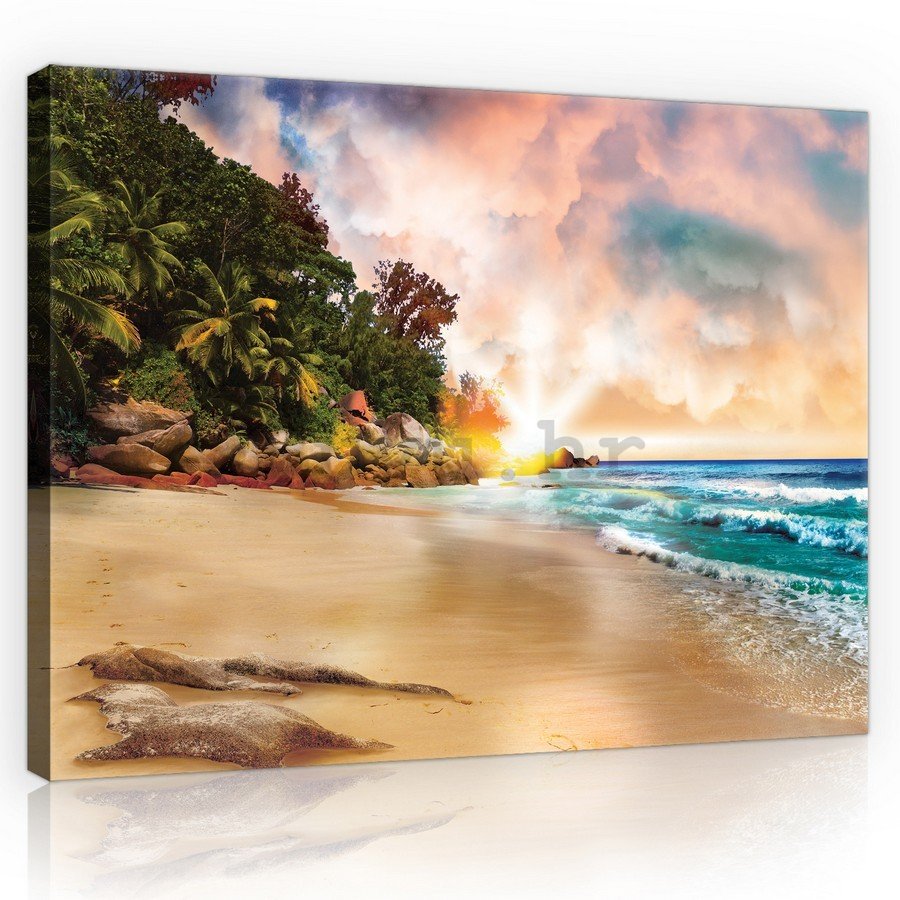 Slika na platnu: Raj na plaži (3) - 75x100 cm