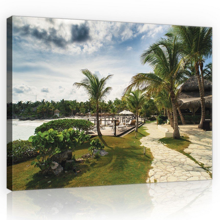 Slika na platnu: Tropsko odmaralište (1) - 75x100 cm