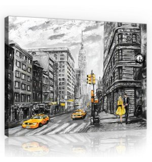 Slika na platnu: New York (slikani) - 75x100 cm