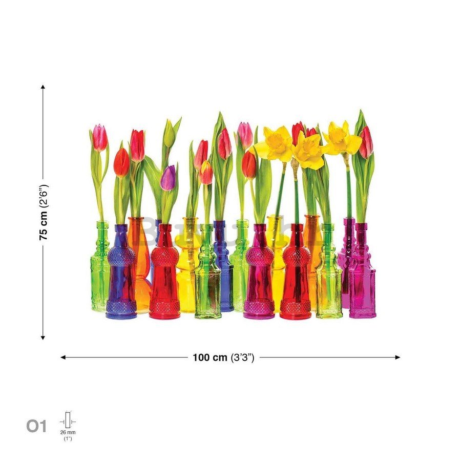 Slika na platnu: Tulipani - 75x100 cm