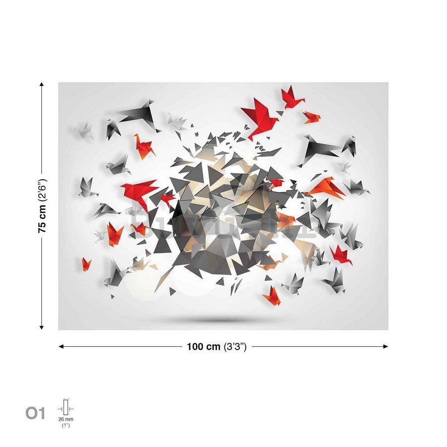Slika na platnu: Origami - 75x100 cm
