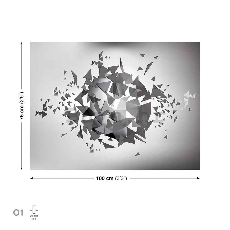 Slika na platnu: Origami (2) - 75x100 cm