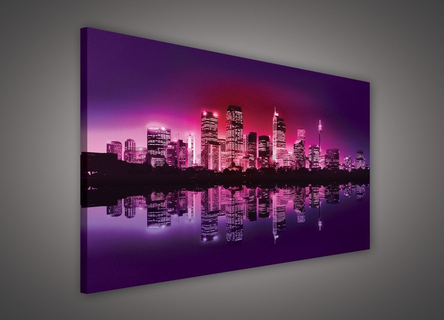 Slika na platnu: Svjetla grada (4) - 75x100 cm