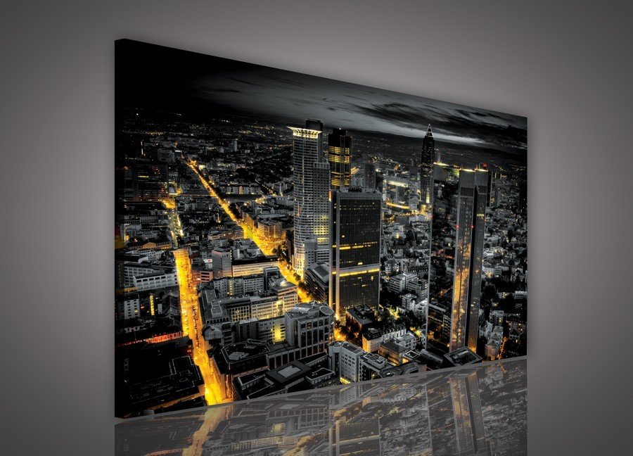 Slika na platnu: Boje grada - 75x100 cm