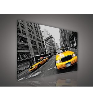 Slika na platnu: Manhattan Taxi (2) - 75x100 cm