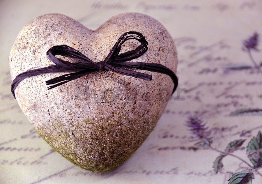 Slika na platnu: Kameno srce - 75x100 cm