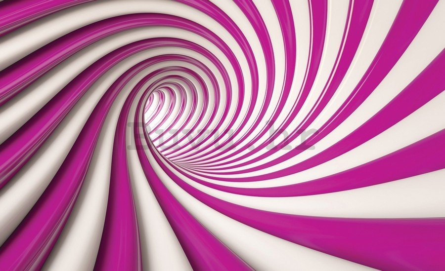 Slika na platnu: Ljubičasta spirala - 75x100 cm