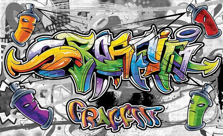 Slika na platnu: Graffiti (12) - 75x100 cm