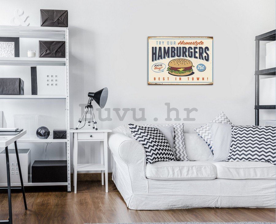 Slika na platnu: Hamburgers - 75x100 cm