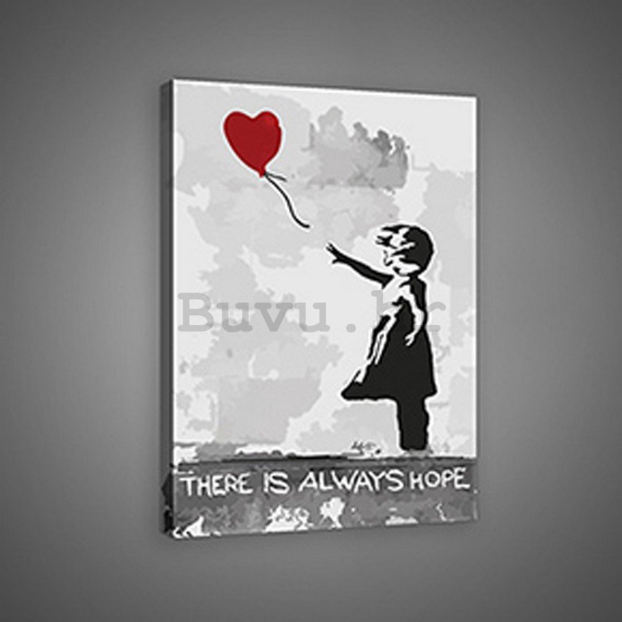Slika na platnu: There is Always Hope (graffiti) - 75x100 cm