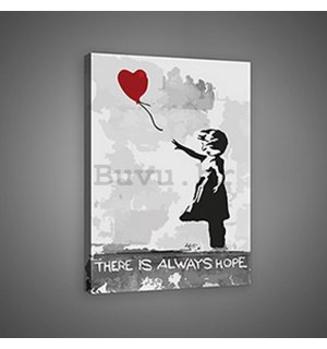 Slika na platnu: There is Always Hope (graffiti) - 75x100 cm