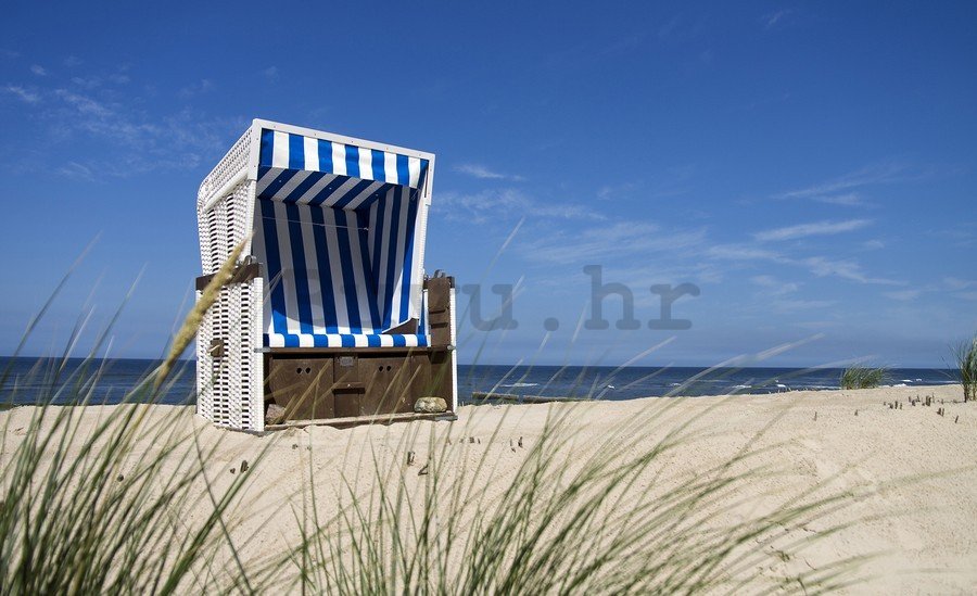 Slika na platnu: Ležaljka na plaži - 75x100 cm