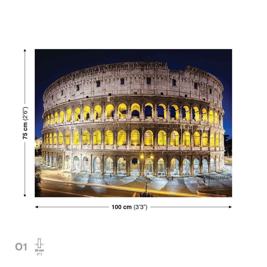 Slika na platnu: Kolosej (2) - 75x100 cm