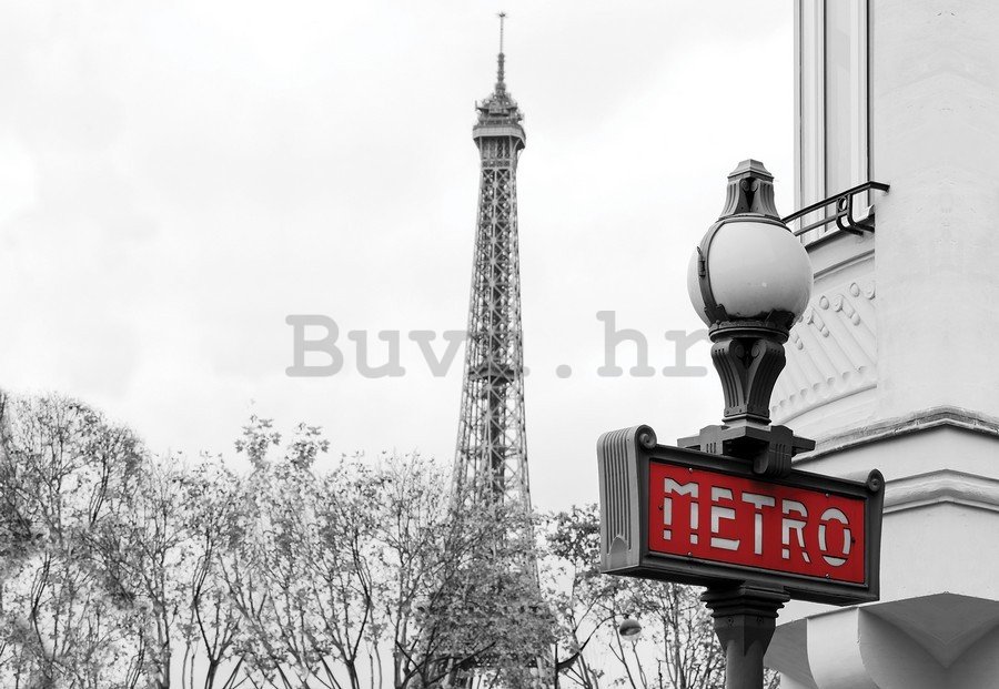 Slika na platnu: Pariz (metro) - 75x100 cm