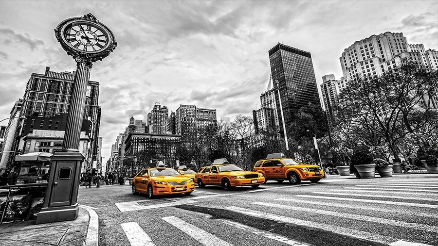Slika na platnu: New York (Taxi) - 75x100 cm