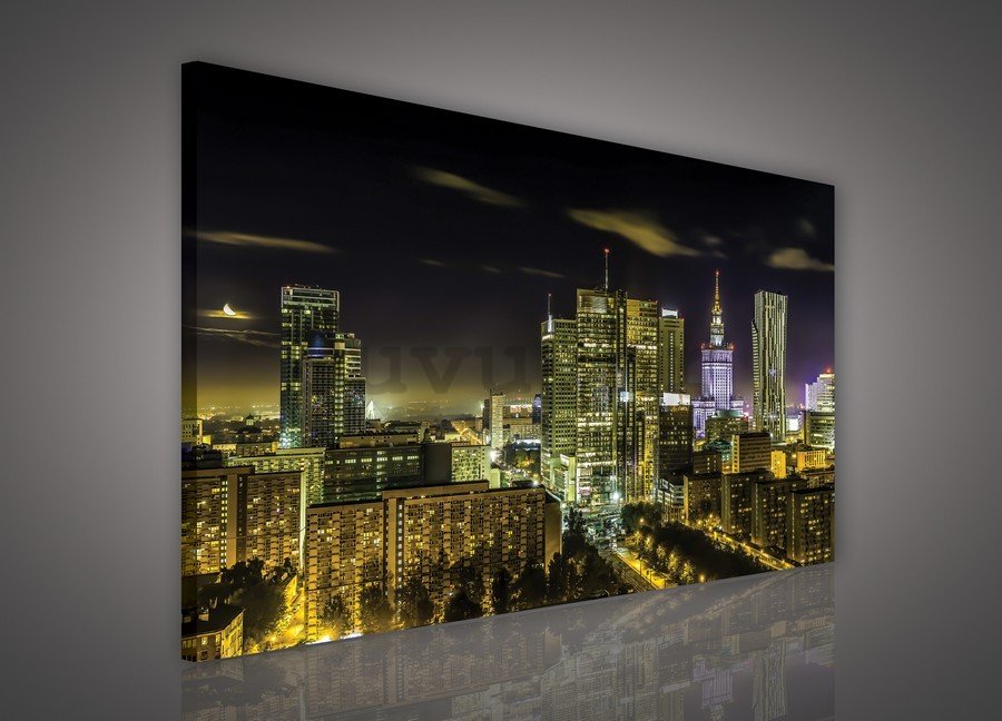 Slika na platnu: Noćni grad (3) - 75x100 cm