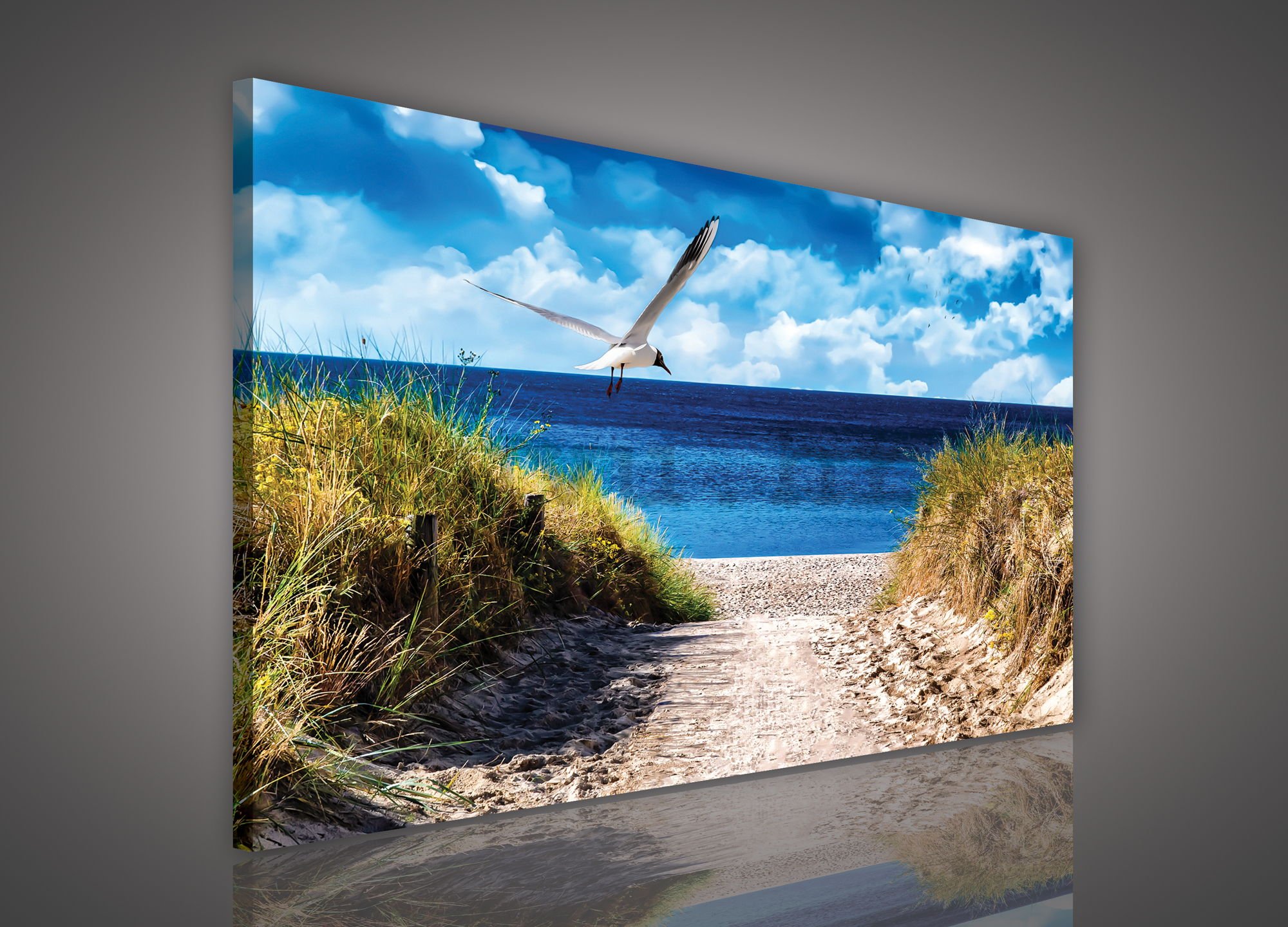 Slika na platnu: Put na plažu (7) - 75x100 cm
