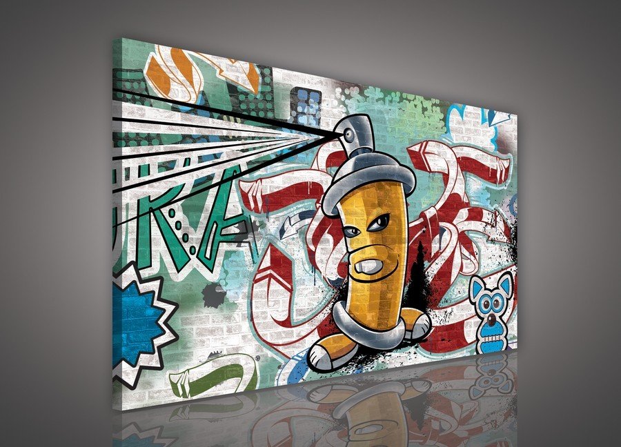 Slika na platnu: Graffiti (6) - 75x100 cm