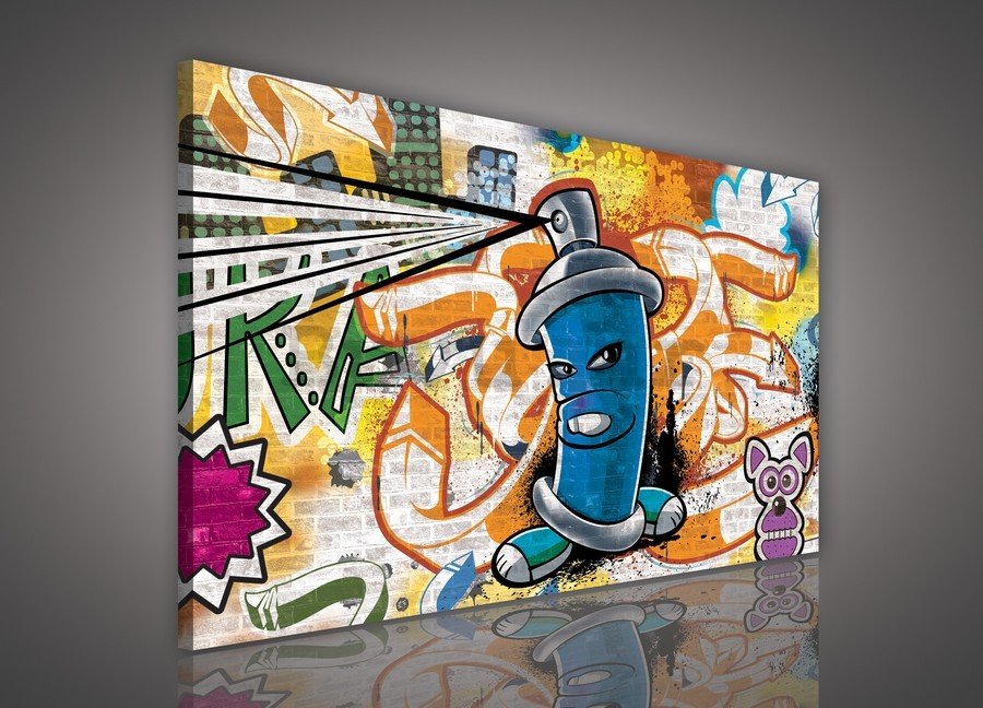 Slika na platnu: Graffiti (3)  - 75x100 cm