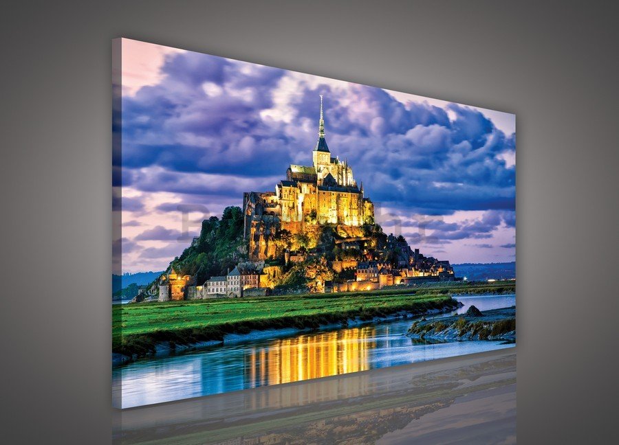 Slika na platnu: Mont Saint-Michel - 75x100 cm
