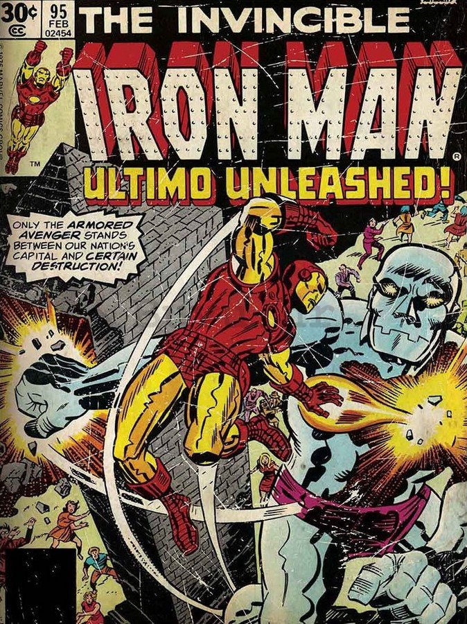 Slika na platnu: Iron Man (comics) - 75x100 cm