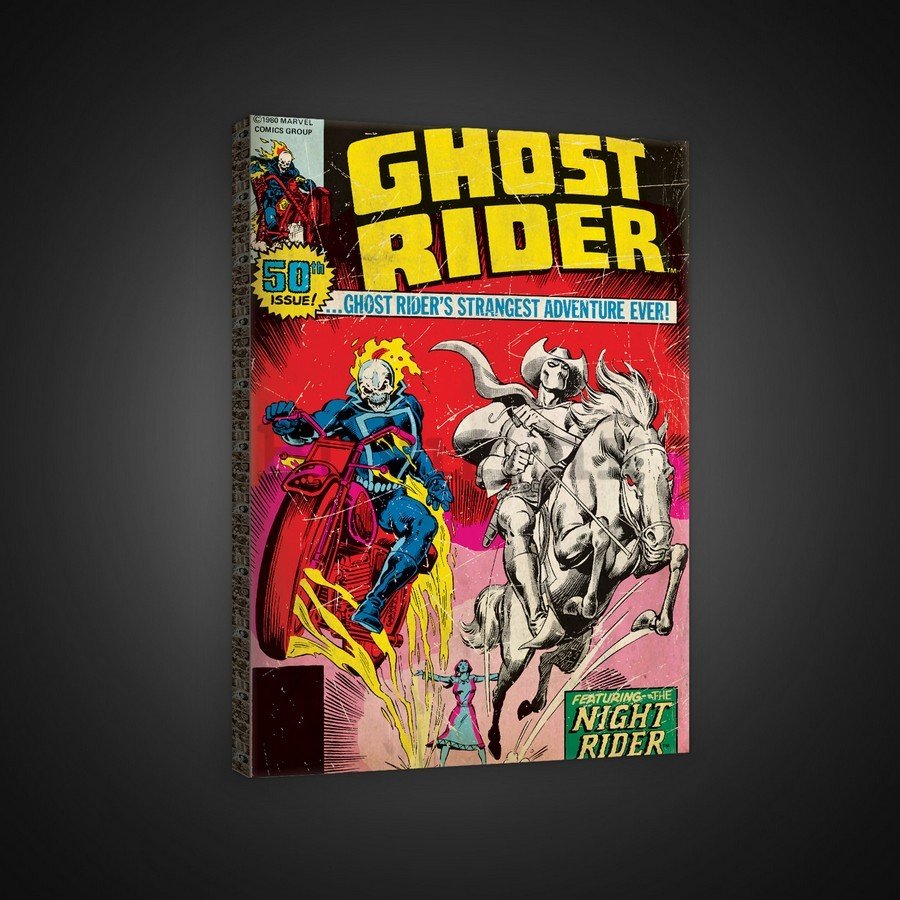 Slika na platnu: Ghost Rider (comics) - 75x100 cm