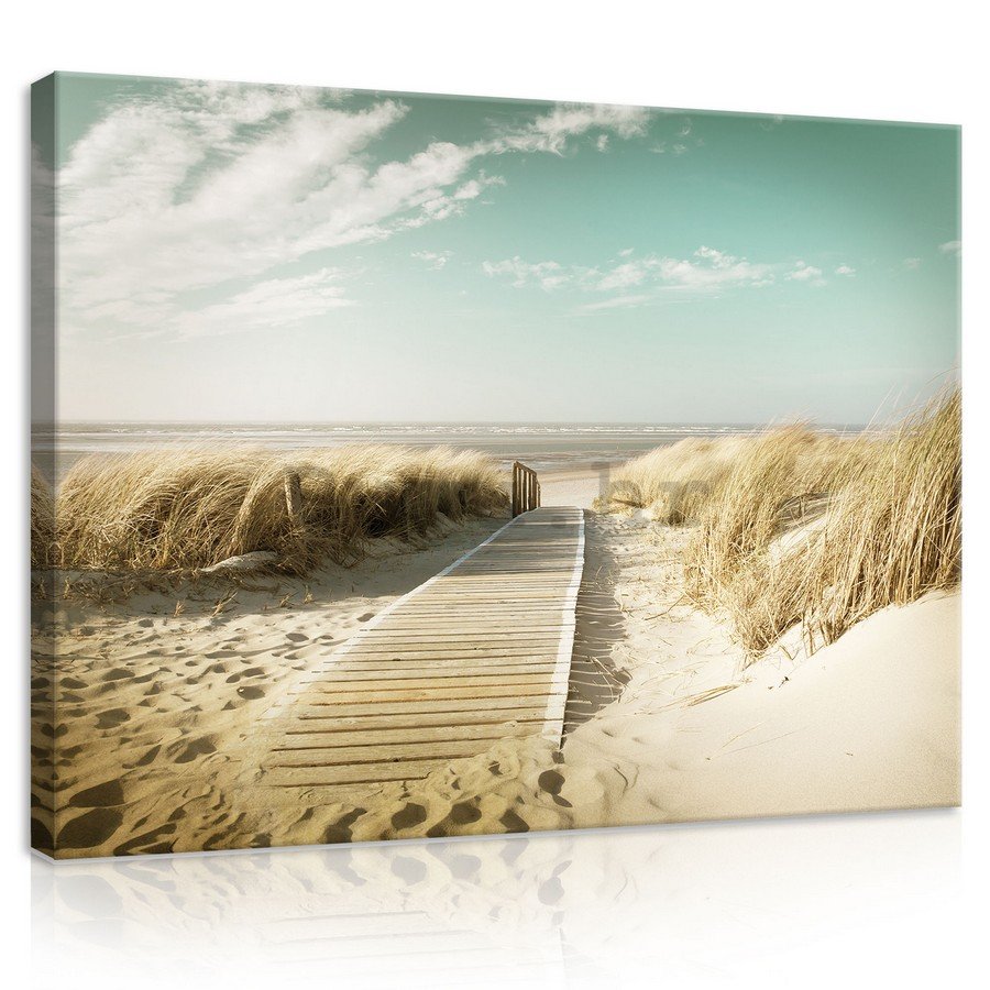 Slika na platnu: Put na plažu (8) - 75x100 cm