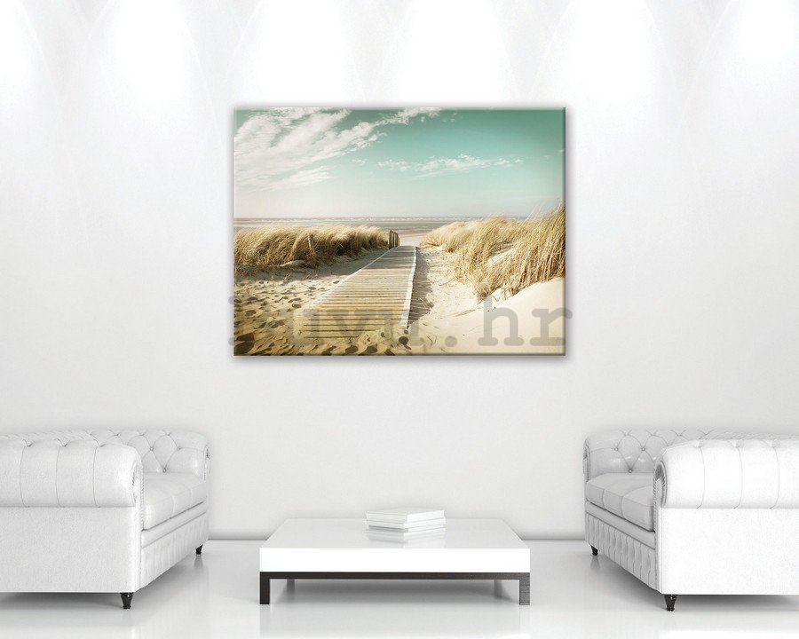 Slika na platnu: Put na plažu (8) - 75x100 cm