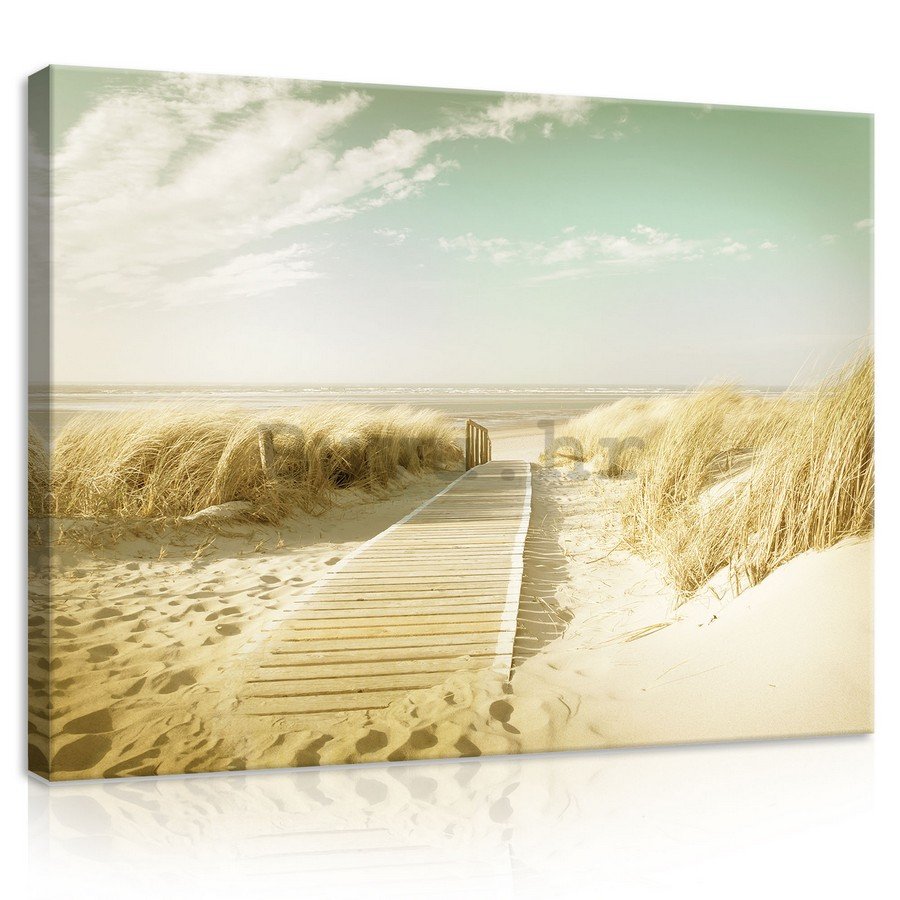 Slika na platnu: Put na plažu (12) - 75x100 cm