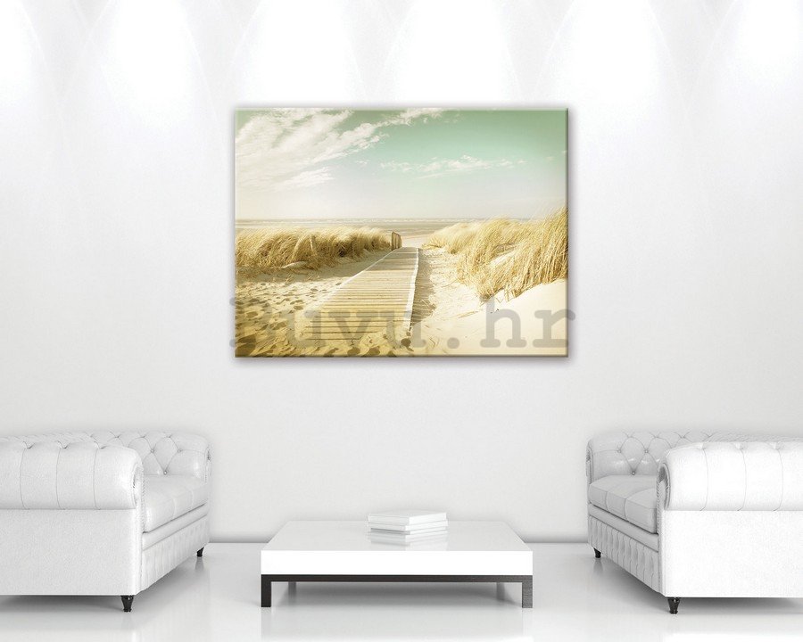 Slika na platnu: Put na plažu (12) - 75x100 cm
