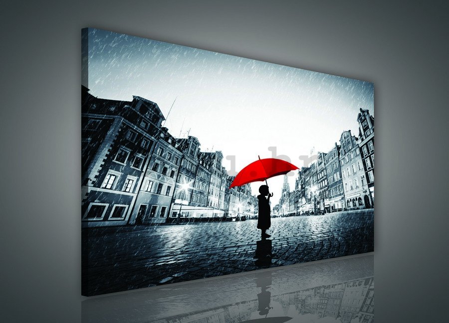 Slika na platnu: Na kiši - 75x100 cm