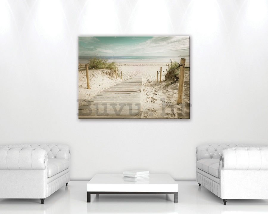 Slika na platnu: Put na plažu (10) - 75x100 cm