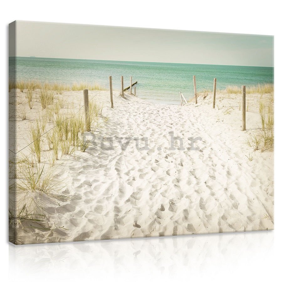 Slika na platnu: Put na plažu (11) - 75x100 cm