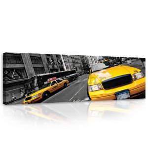 Slika na platnu: Manhattan Taxi (2) - 145x45 cm