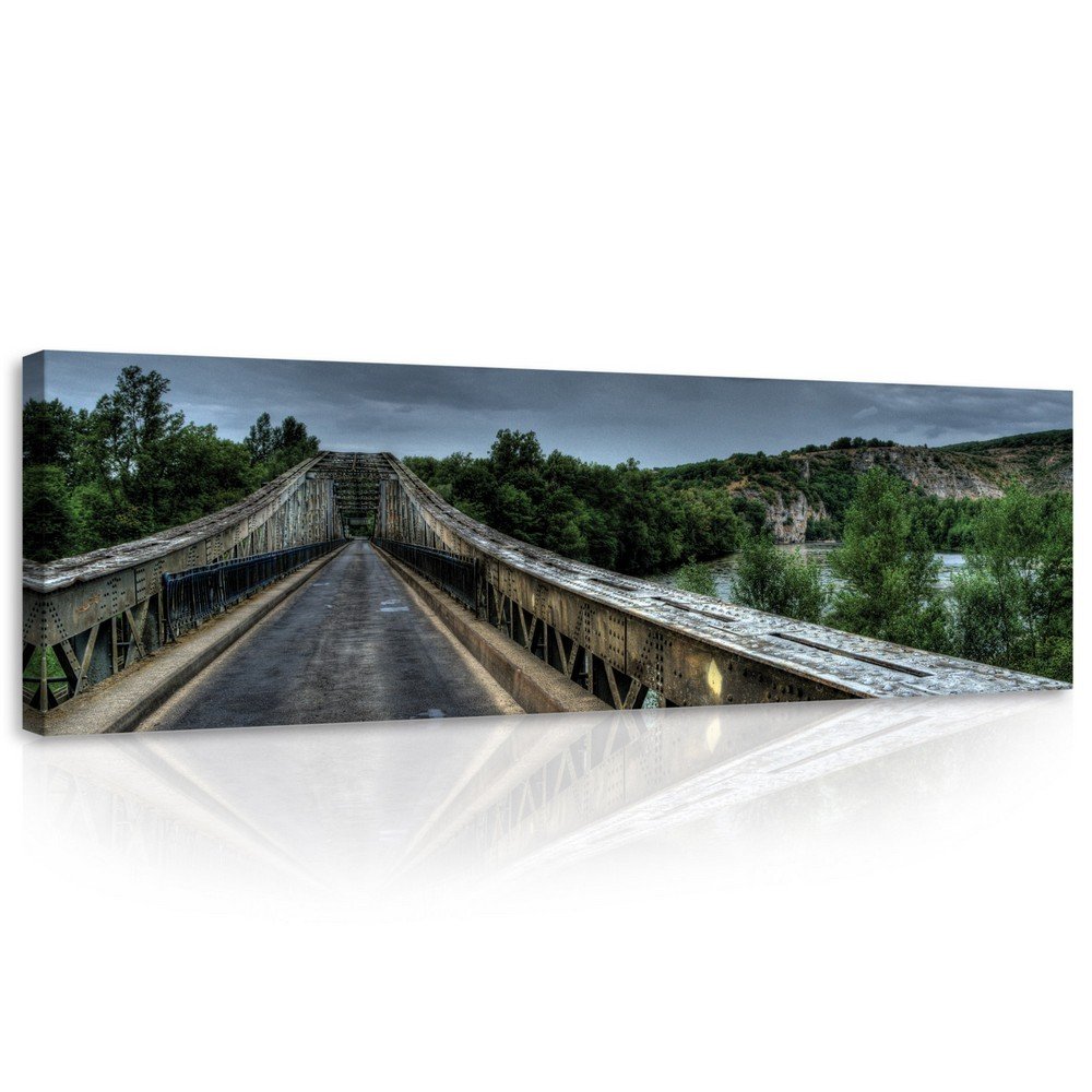 Slika na platnu: Prije oluje (most) - 145x45 cm