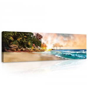 Slika na platnu: Raj na plaži (2) - 145x45 cm